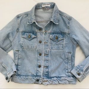 American Apparel Unisex Light Wash Jean Jacket